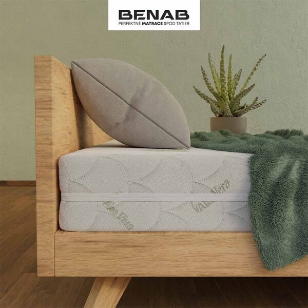 Materasso bifacciale in schiuma dura/media 90x200 cm BonHarmony HR BIO - BENAB