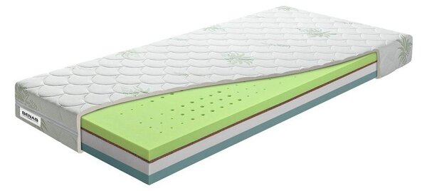 Materasso bifacciale in schiuma dura/media 90x200 cm BonHarmony HR BIO - BENAB