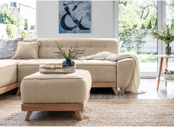 Poggiapiedi beige Dazzling Daisy - Miuform