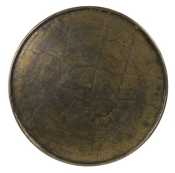 Tavolino rotondo in metallo bronzo ø 67,5 cm Babina - Light & Living