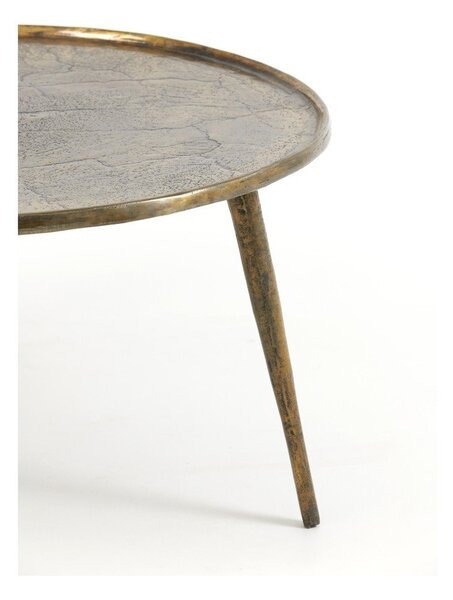 Tavolino rotondo in metallo bronzo ø 67,5 cm Babina - Light & Living