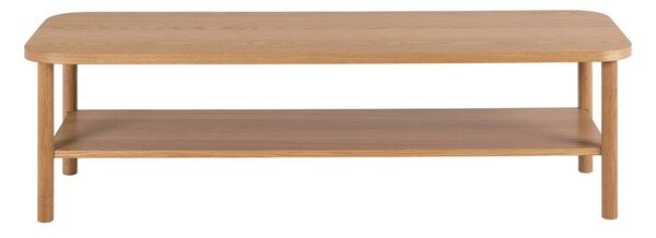 Tavolino in rovere decorato in colore naturale 50x150 cm Banbury - Actona