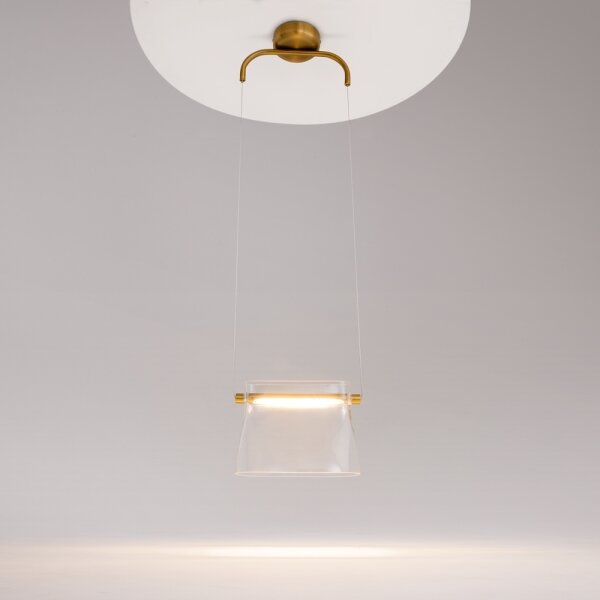 Maytoni MOD170PL-L8BS3K - Lampadario LED a sospensione con filo CABARET LED/8W/230V oro