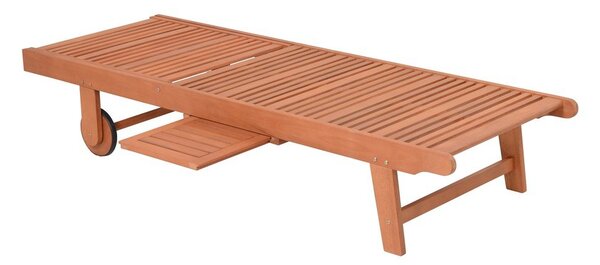 Lettino da giardino in legno color crema-naturale San Diego - Garden Pleasure