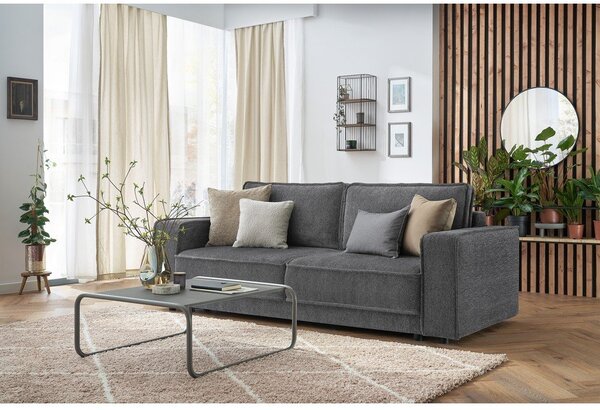 Divano letto grigio scuro Emile - Bobochic Paris