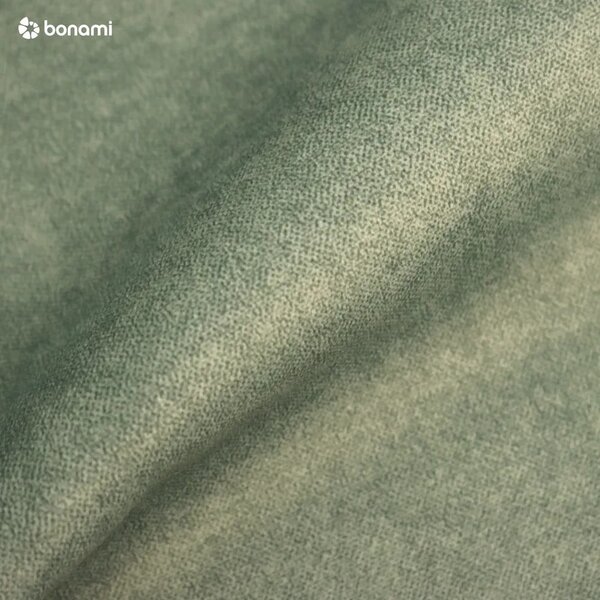 Letto matrimoniale imbottito verde con griglia 180x200 cm Tulsa - Ropez