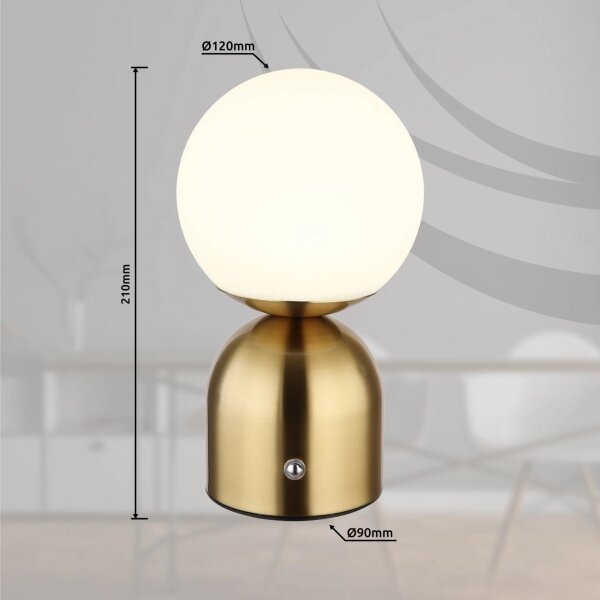 Globo 21006M - Lampada da tavolo LED dimmerabile JULSY LED/2,5W/3,7V touch