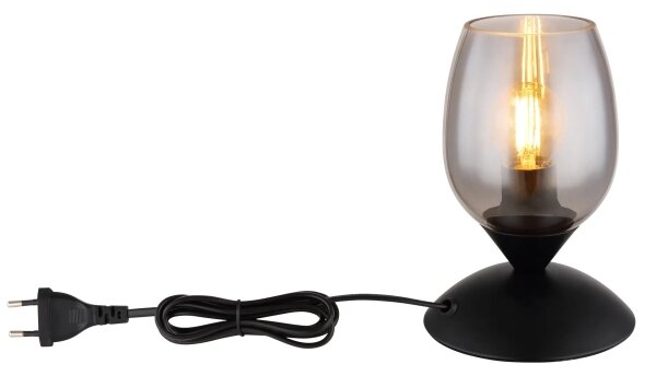 Globo 24007S - Tavolo touch lampada KUWAITA 1xE14/25W/230V nero