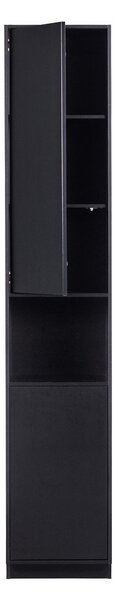 Armadio modulare nero in legno di pino 40x210 cm Finca - WOOOD