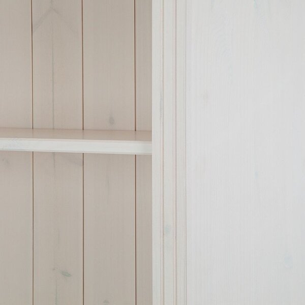 Libreria in legno di pino bianco 222x223 cm Anita - Støraa