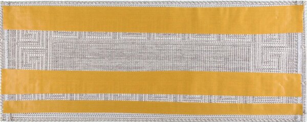 Passatoia per scale in cotone panna set da 16 pz 25x65 cm Versace Bej - Vitaus