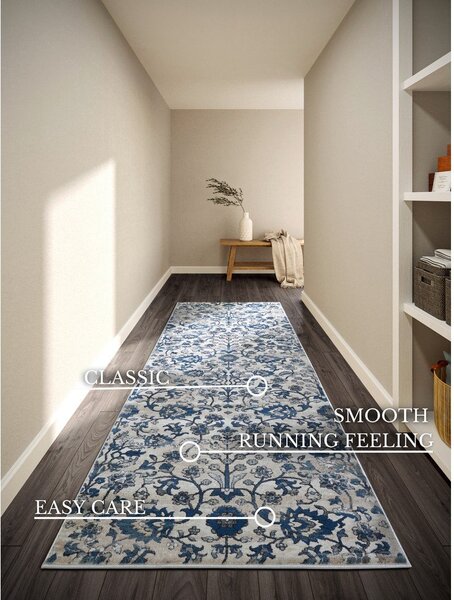 Runner blu e crema 80x240 cm Ernest - Villeroy&Boch