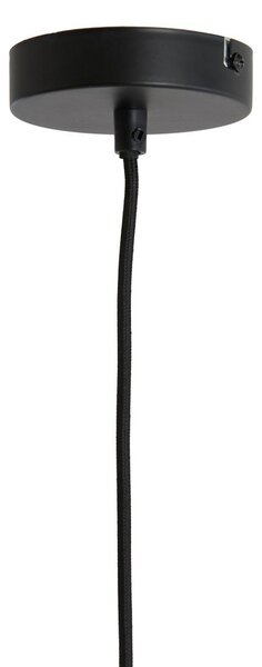 Lampadario bordeaux con paralume in tessuto ø 40 cm Malacia - Light & Living