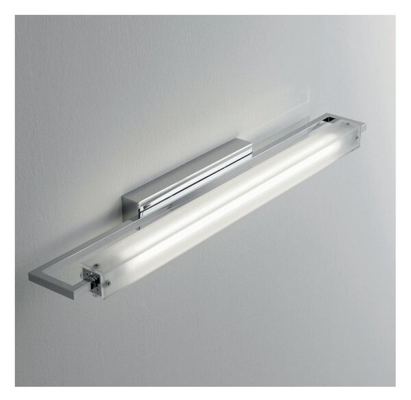 FLIP LAMPADA DA PARETE IN METALLO CROMATO CON TUBO LED 8W