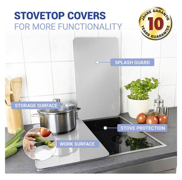 Set di 2 cappe in vetro Argento Universal - Wenko