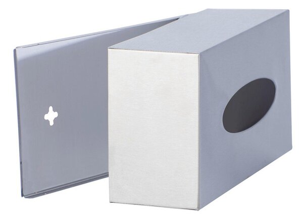 Scatola in acciaio inox per salviette cosmetiche - Wenko