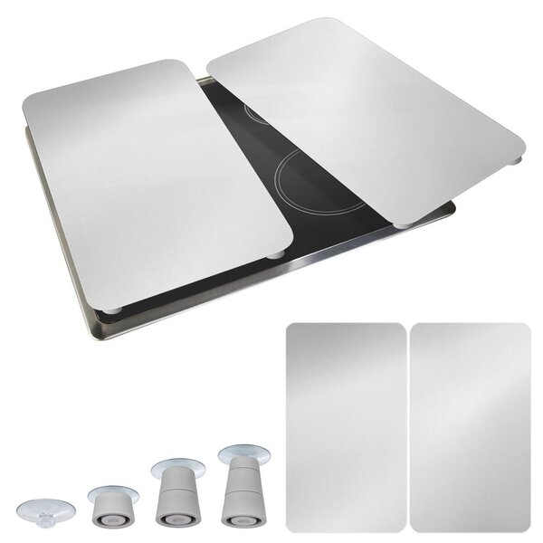 Set di 2 cappe in vetro Argento Universal - Wenko