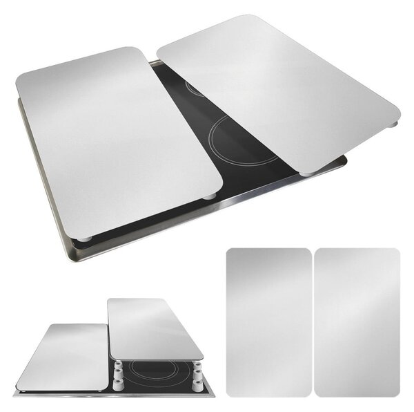 Set di 2 cappe in vetro Argento Universal - Wenko