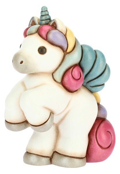 Unicorno maestoso su due zampe medio
