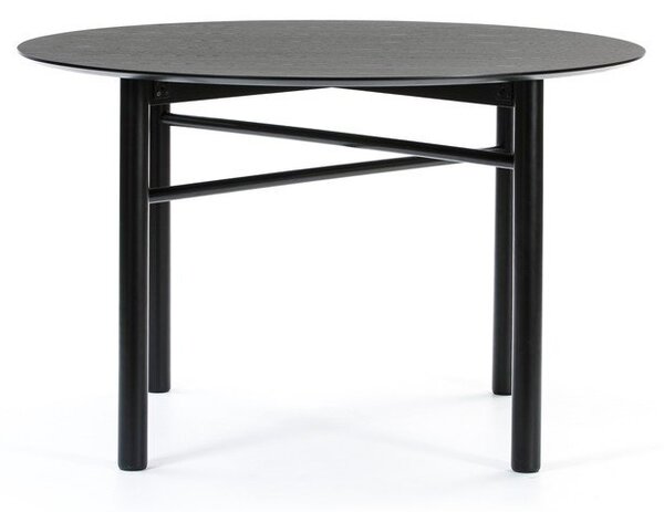 Tavolo da pranzo rotondo nero , ø 120 cm Junco - Teulat
