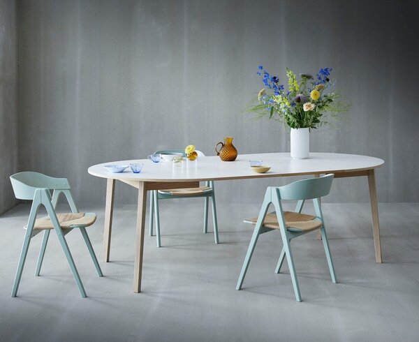 Tavolo da pranzo pieghevole con piano bianco Hammel Ø130 Single - Hammel Furniture