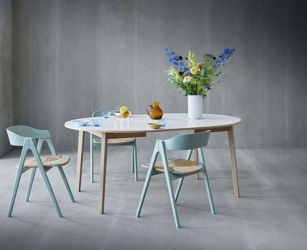 Tavolo da pranzo pieghevole con piano bianco Hammel Ø130 Single - Hammel Furniture