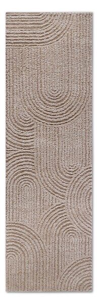 Passatoia beige 80x240 cm Chappe Beige - Elle Decoration