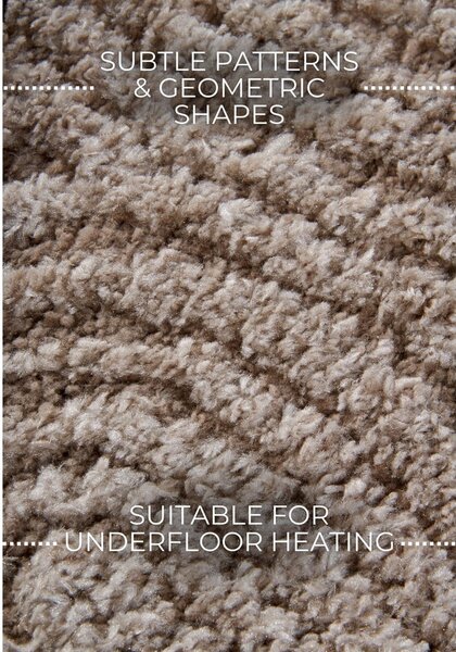 Passatoia beige 80x240 cm Chappe Beige - Elle Decoration