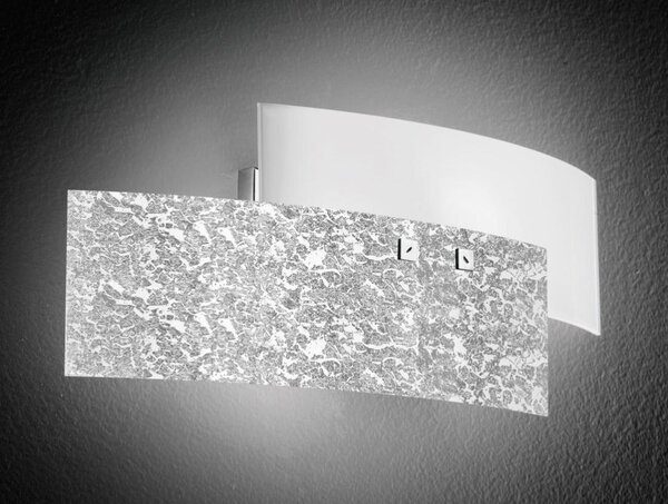 LARA LAMPADA DA PARETE PICCOLA IN VETRO 2 COLORI GEA LUCE MODERNO