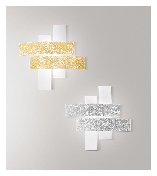 LARA PP PLAFONIERA IN VETRO DI 50X50 CM IN 2 COLORI MODERNA DI GEA LUCE