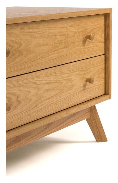 Mobile TV color naturale con trama in rovere Kensal - Woodman
