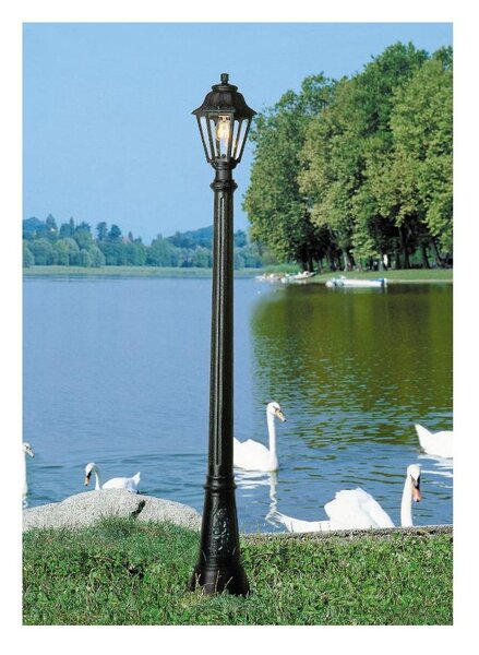 ARTU-RUT LAMPIONE CON LANTERNA IN RESINA BIANCA O NERA ALTEZZA 192 CM IP55 ECONOMICO