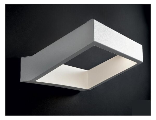 ACHILLE GRANDE APPLIQUE LED 20W BIANCO O SABBIA LUCE 3000K O 4000K DI ILLUMINANDO LED SOSTITUIBILE
