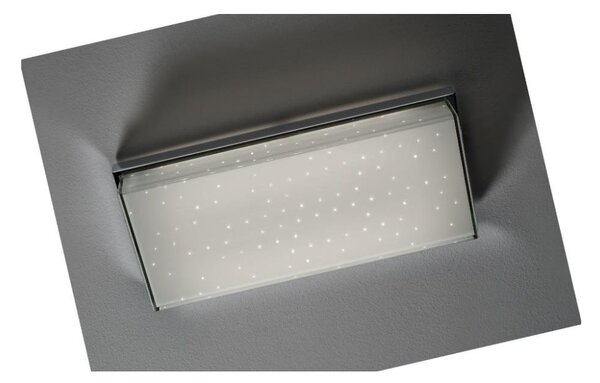 BRILLA APPLIQUE PLAFONIERA LED INTEGRATO CIELO STELLATO MONTATURA CROMO MODERNA