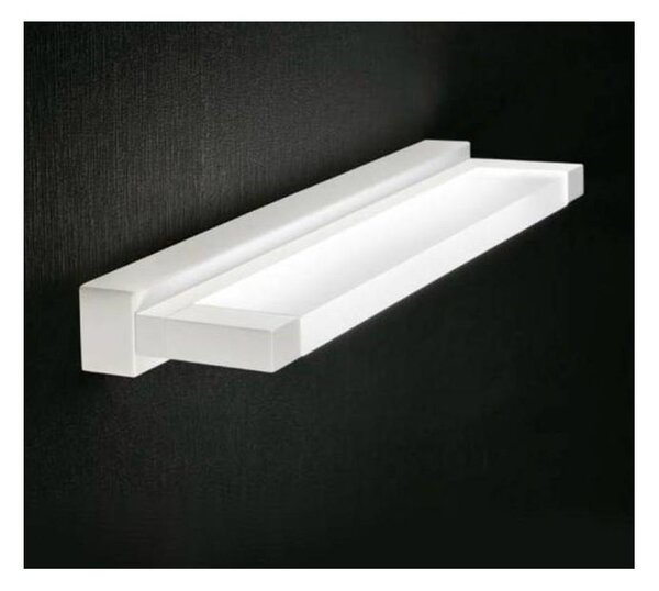 SLOT 12W APPLIQUE METALLO BIANCO LED INTEGRATO 12W 3000K MODERNO ECONOMICO