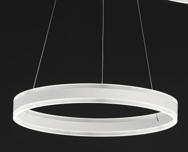 TWIN S60 SOSPENSIONE LED 46W METALLO 19 COLORI DIMMERABILE DINAMICO DA 3000K A 6000K CON TELECOMANDO