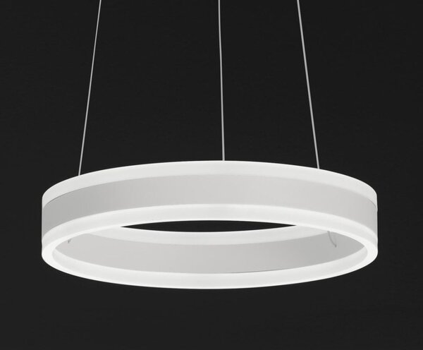 TWIN S40 SOSPENSIONE IN METALLO 19 COLORI LED 36W MODERNA ED ECONOMICA D40 CM