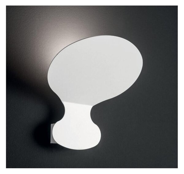 LARA 1 PICCOLA LAMPADA DA PARETE MODERNA IN METALLO BIANCO DI ILLUMINANDO LAMPADINA GX53