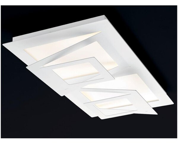 SKY LAMPADA DA SOFFITTO ULTRAMODERNA CON LED DA 60W IN METALLO BIANCO O SABBIA DI ILLUMINANDO
