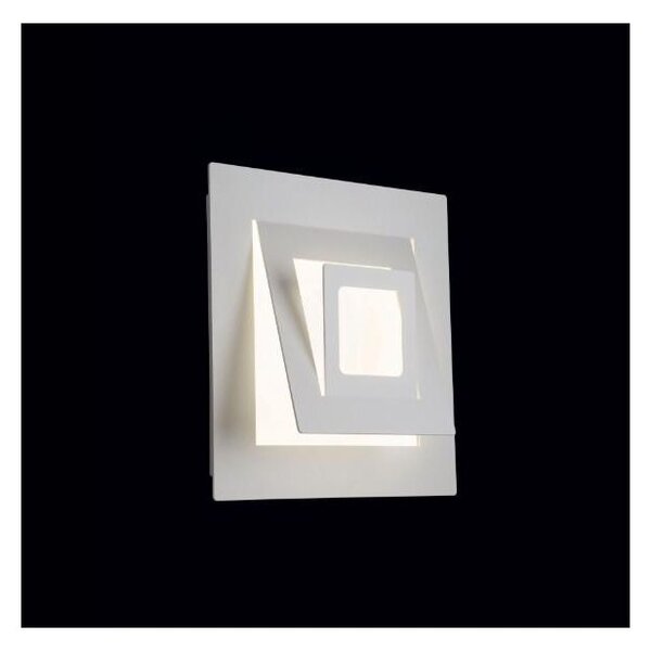 SKY LAMPADA DA SOFFITTO O PARETE ULTRAMODERNA LED DA 24W IN METALLO BIANCO O SABBIA DI ILLUMINANDO
