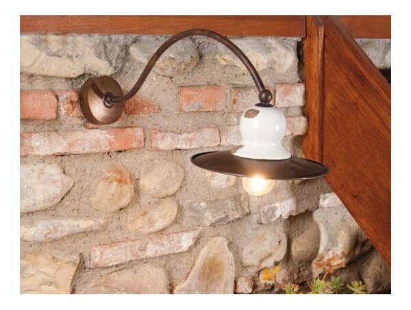 APPLIQUE IN OTTONE INVECCHIATO STILE RUSTICO MADE IN ITALY DELLA IMAS
