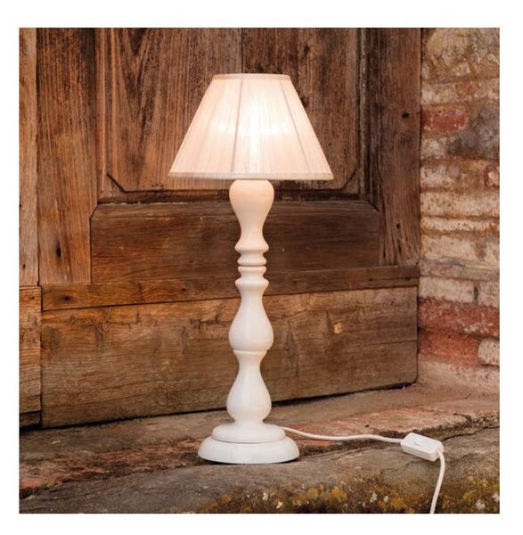 LAMPADA DA TAVOLO CLASSICA IN CERAMICA LUCIDA CON PARALUME MADE IN ITALY DELLA IMAS