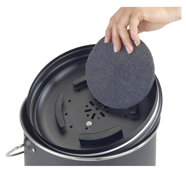 Contenitore nero per rifiuti compostabili 6 l Nero - Wenko
