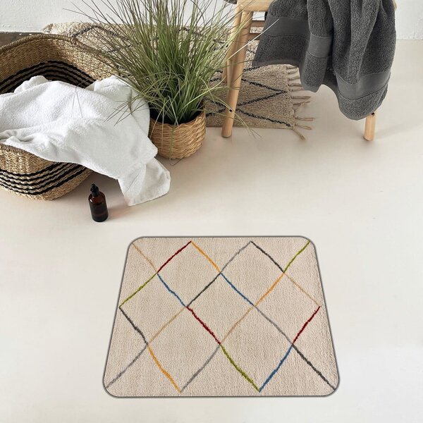 Set di tappetini per il bagno beige 2 pz 60x100 cm – Mila Home