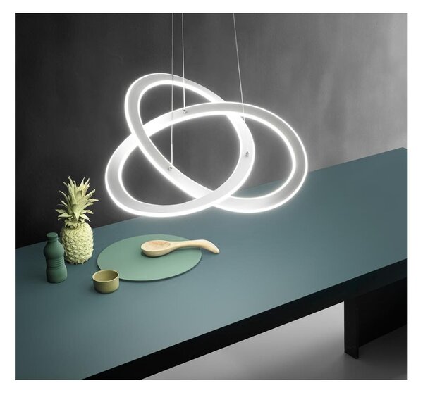 YARA SP SOSPENSIONE MODERNA GEA LUCE LED 40W LUCE 3000K O 4000K BIANCA