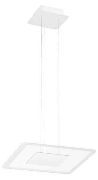 ARUBA SOSPENSIONE A DOPPIA EMISSIONE LUCE LED 19W BIANCA DESIGN MODERNO LUCE 3000K