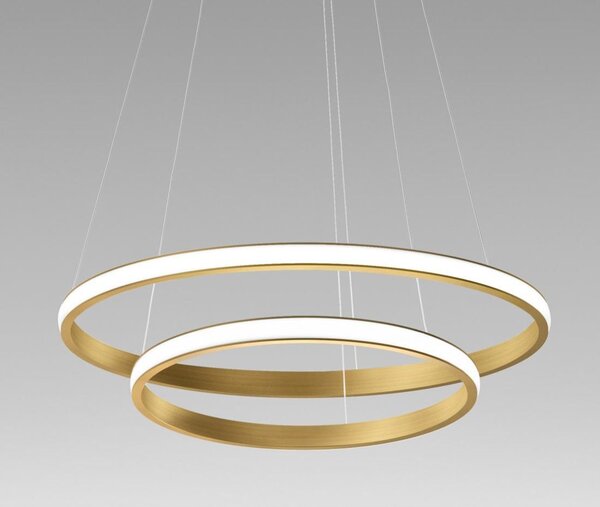 IOLE S2 SOSPENSIONE MODERNA 2 ANELLI LUCE LED 42W LUCE 3000K 3 COLORI