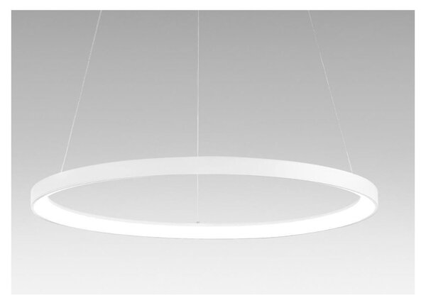 KRIZIA SG SOSPENSIONE MODERNA GRANDE CON ANELLO D78 LED 60W LUCE DIMMERABILE BIANCO O ORO DELLA GEA