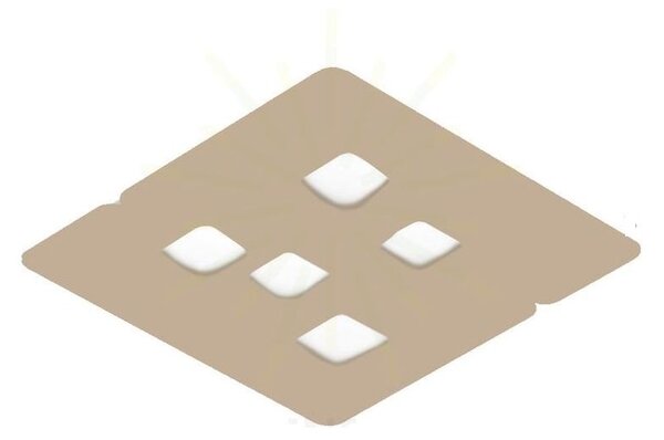 GISELLE PM PLAFONIERA MODERNA 5 LUCI CON ATTACCO GX53 3 FINITURE COLORE DELLA GEA LUCE