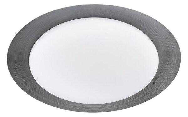CREW 1 PLAFONIERA D38 CON LED 17W LUCE 3000K ANTRACITE O RUGGINE DELLA LINEA LIGHT